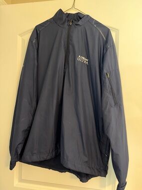 Callaway Navy Blue Men's Half-Zip Windbreaker